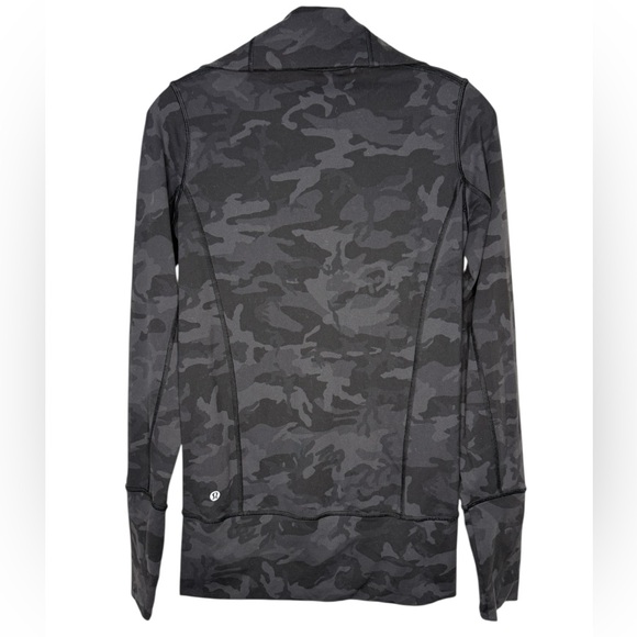 Lululemon In Stride Jacket Heritage 365 Camo Deep Coal Multi Size 4 - Picture 2 of 10